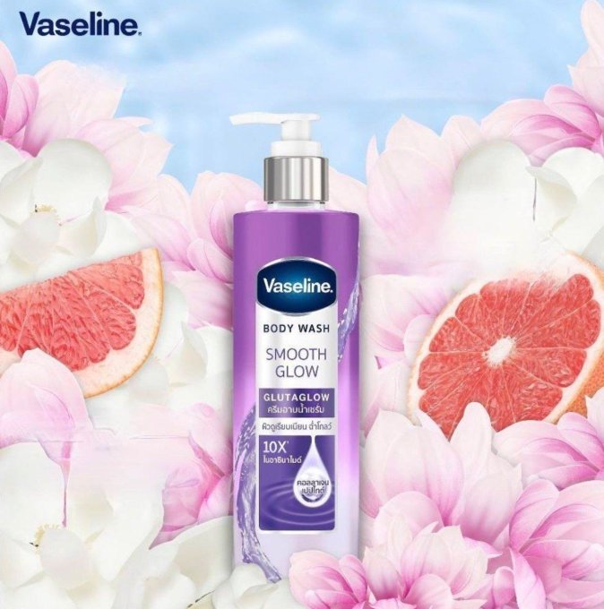 VASELINE BODY WASH SMOOTH GLOW