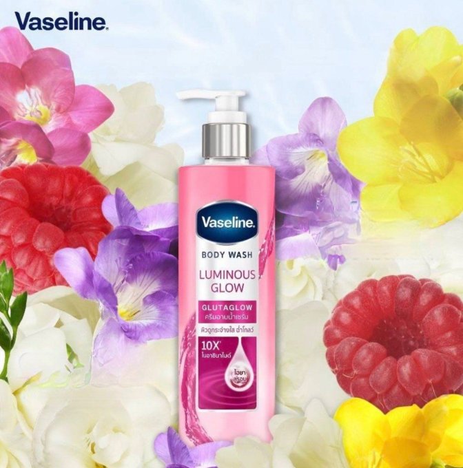 VASELINE BODY WASH LUMINOUS GLOW