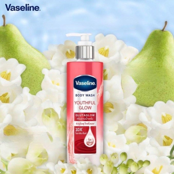 VASELINE BODY WASH YOUTHFUL GLOW