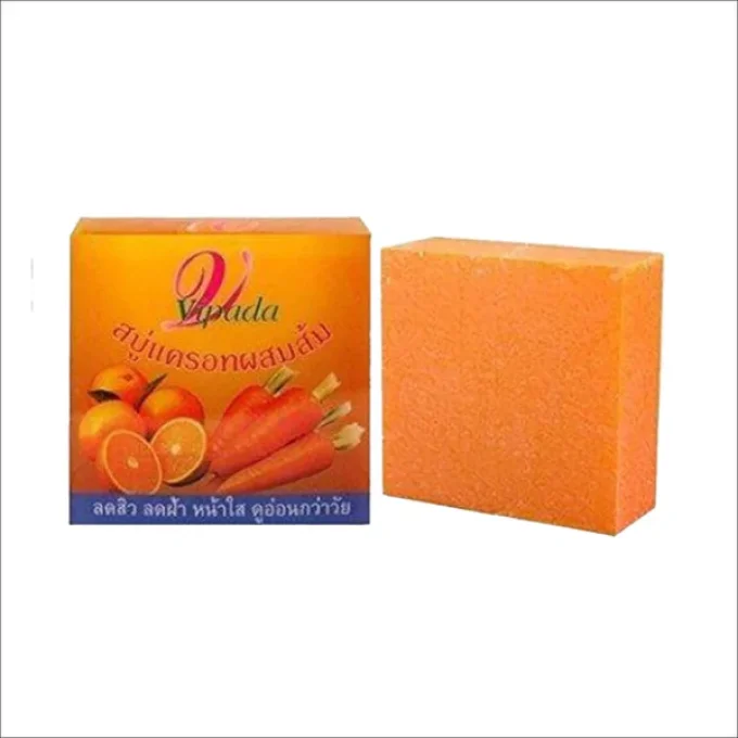 VIPADA ORANGE CARROT SOAP lot de 6